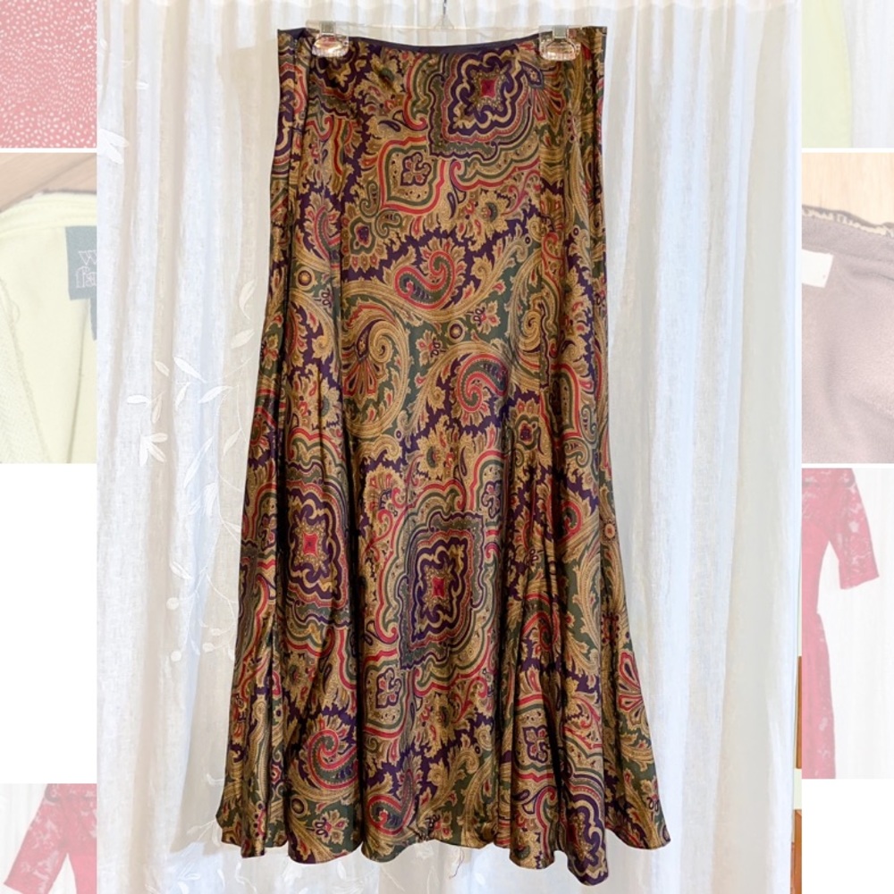 Ralph Lauren paisley skirt